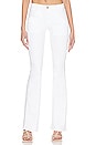 view 1 of 4 Le High Flare Trapunto Straight Pant in Blanc