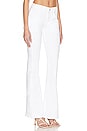 view 2 of 4 Le High Flare Trapunto Straight Pant in Blanc