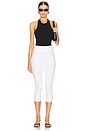 view 5 of 6 Jetset City Capri Pant in White