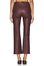 view 4 of 6 Leather Reboot Crop Pant in Oxblood