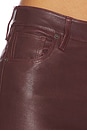 view 6 of 6 Leather Reboot Crop Pant in Oxblood