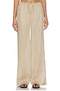 view 1 of 6 The Linen Lounge Pant in Flax
