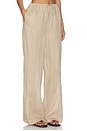 view 2 of 6 The Linen Lounge Pant in Flax
