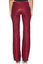 view 4 of 6 x Alexandra Leclerc The Leather Rouge Pant in Burgundy