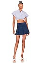 view 4 of 4 Denim Tennis Skirt in Rivera