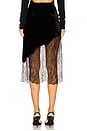 view 4 of 6 Velvet Lace Skirt in Black