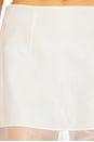 view 6 of 6 Silk Organza Skirt in Alabaster