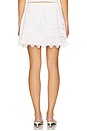 view 4 of 6 The Deco Eyelet Skirt in White