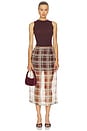 view 5 of 6 JUPE THE PLAID in Silver Peony Mult