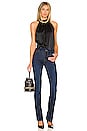 view 4 of 4 Shirred Halter Top in Noir