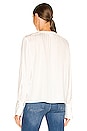 view 4 of 5 Shirred Neck-Tie Blouse in Off White