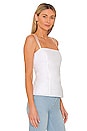 view 2 of 4 Tie Back Tank in Blanc