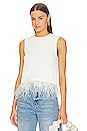 view 1 of 4 Crochet Feather Top in Off White