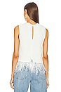 view 3 of 4 Crochet Feather Top in Off White