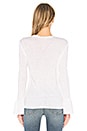view 3 of 4 Ruffle Cuff Top in Blanc