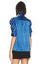 view 3 of 4 Gillian Blouse in Slate Blue