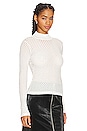 view 2 of 4 Mesh Turtleneck in Off White