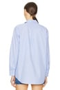 view 4 of 6 Oversized Pocket Shirt in Chambray Blue
