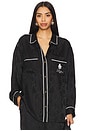 view 1 of 5 X Ritz Pajama Shirt in Black Multi