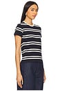 view 2 of 4 The Baby Tee in Navy Multi
