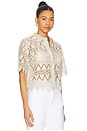 view 2 of 4 The Lace Button Up Shirt in Soft Mint