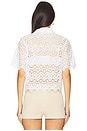 view 3 of 4 The Deco Eyelet Top in White