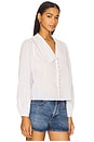 view 2 of 4 The Eyelet Sailor Blouse in White