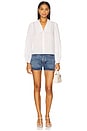 view 4 of 4 The Eyelet Sailor Blouse in White