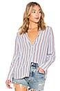 view 1 of 4 PJ 블라우스 in Shirting Blue Multi