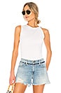 view 1 of 4 Knot Shoulder Tank in Blanc