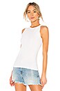 view 2 of 4 Knot Shoulder Tank in Blanc