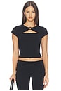 view 1 of 4 x Alexandra Leclerc The Casino Top in Black