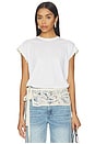 view 1 of 4 The Crochet Muscle Tee in White