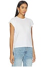 view 2 of 4 The Crochet Muscle Tee in White