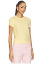view 2 of 4 The Vintage Baby Tee in Lemon