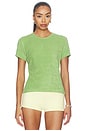 view 2 of 5 The Terry Baby Tee in Peridot