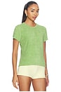 view 3 of 5 The Terry Baby Tee in Peridot