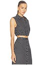 view 2 of 4 THE POLKA トップ in Black Multi