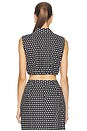 view 3 of 4 THE POLKA トップ in Black Multi