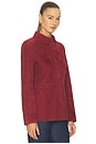 view 2 of 4 CAMISA THE SUEDE in Garnet