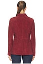view 3 of 4 CAMISA THE SUEDE in Garnet