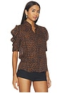 view 2 of 5 BLUSA THE GILLIAN  in Light Leopard Multi