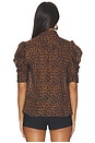 view 3 of 5 BLUSA THE GILLIAN  in Light Leopard Multi