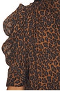 view 5 of 5 BLUSA THE GILLIAN  in Light Leopard Multi