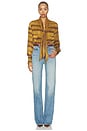 view 6 of 5 BLUSA OVERSIZE MANGA LARGA  THE SILK OVERSIZED TIE SHIRT in Light Tiger