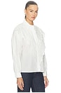 view 2 of 5 BLOUSE À MANCHES LONGUES THE POPLIN EQUESTRIAN SHIRT in White