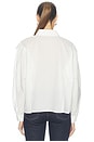 view 4 of 5 BLOUSE À MANCHES LONGUES THE POPLIN EQUESTRIAN SHIRT in White