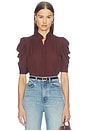 view 1 of 4 The Gillian Top in Currant