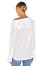 view 3 of 4 Asymmetrical Shirt in Blanc