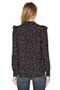 view 3 of 4 Diamond Ruffle Top in Noir Multi